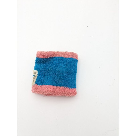 Vintage Care Bear Wrist Band Exercise Pink Blue - Picture 2 of 4